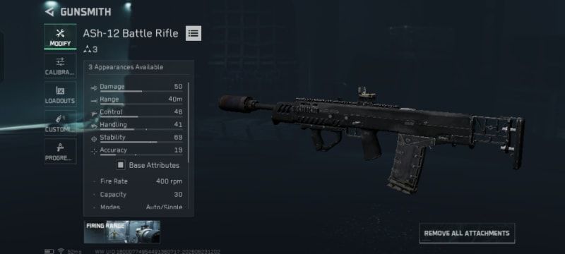 Build screenshot