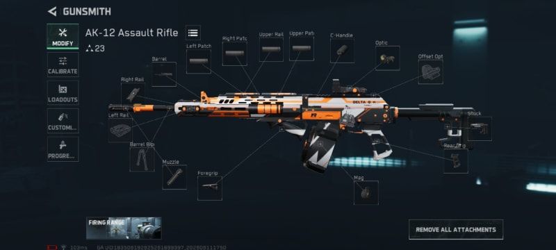 Build screenshot