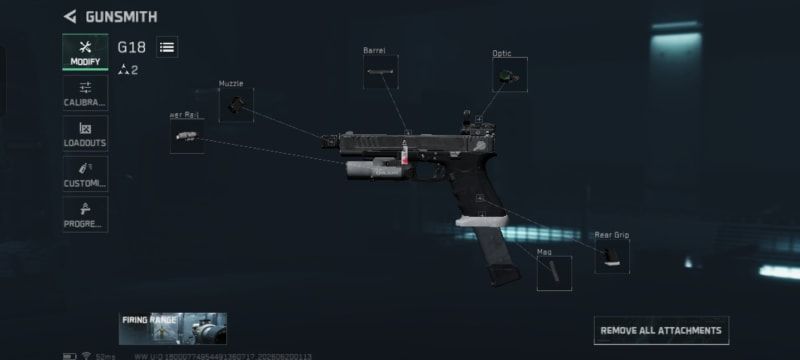 Build screenshot