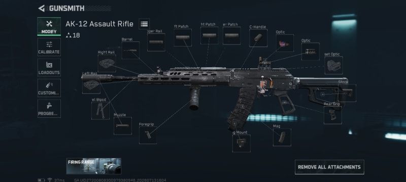 Build screenshot