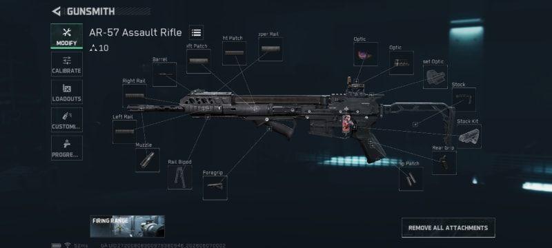 Build screenshot