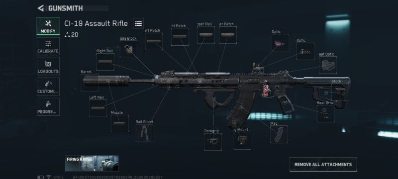 Build screenshot