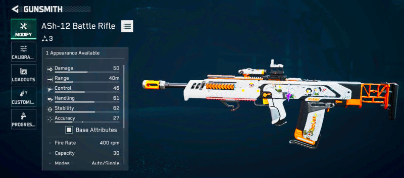 Build screenshot