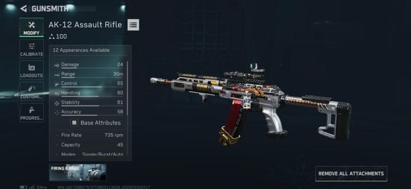 Build screenshot