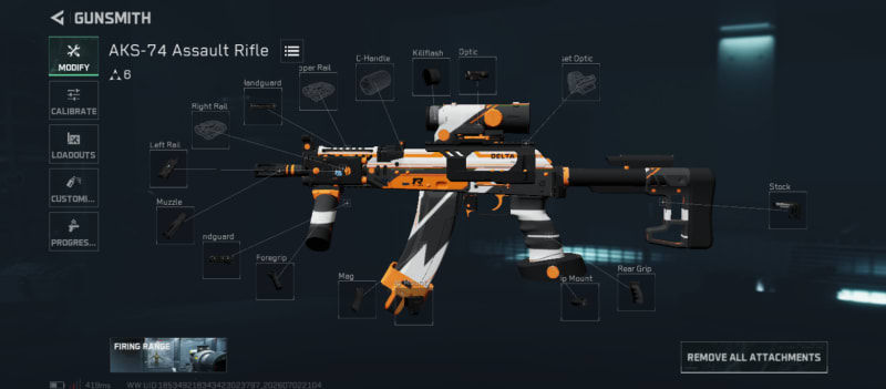 Build screenshot