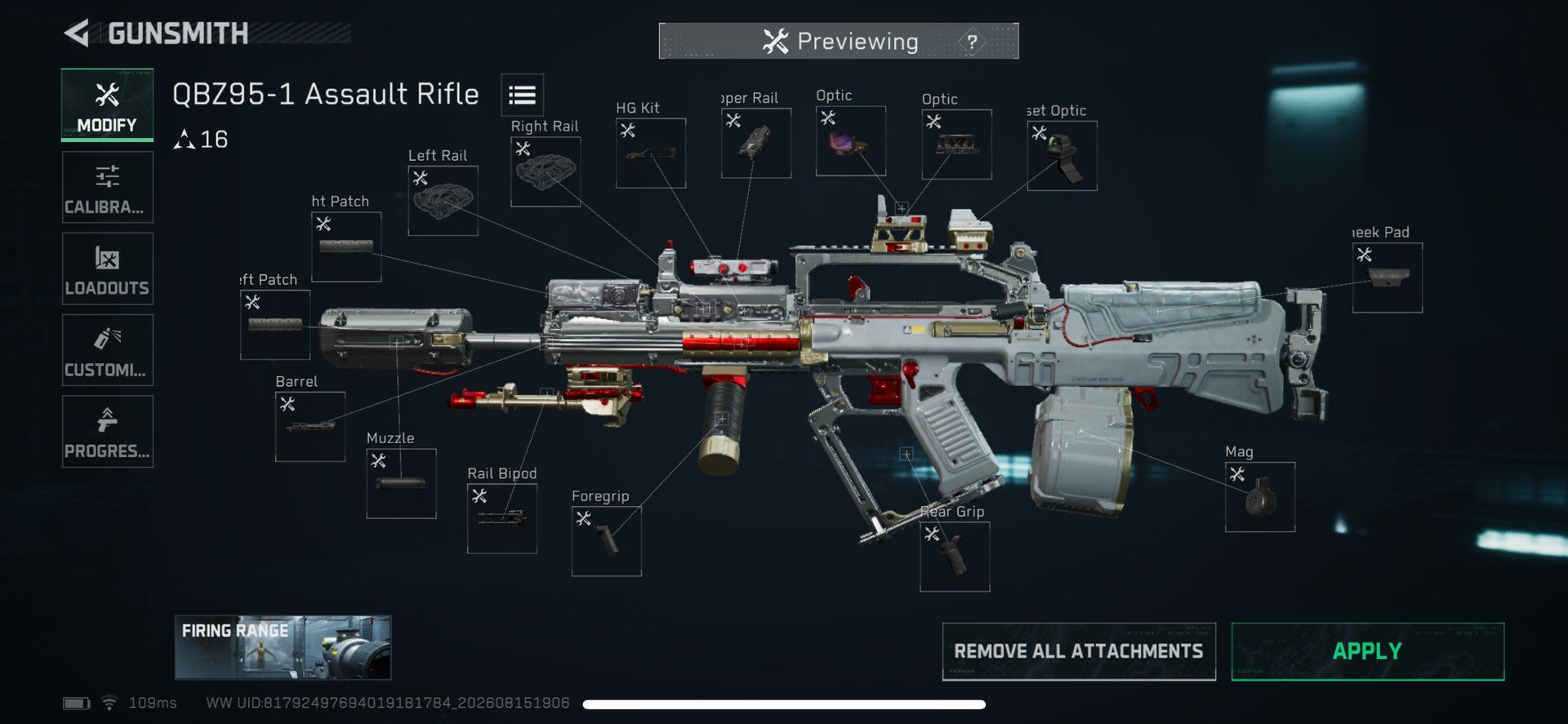 Build screenshot