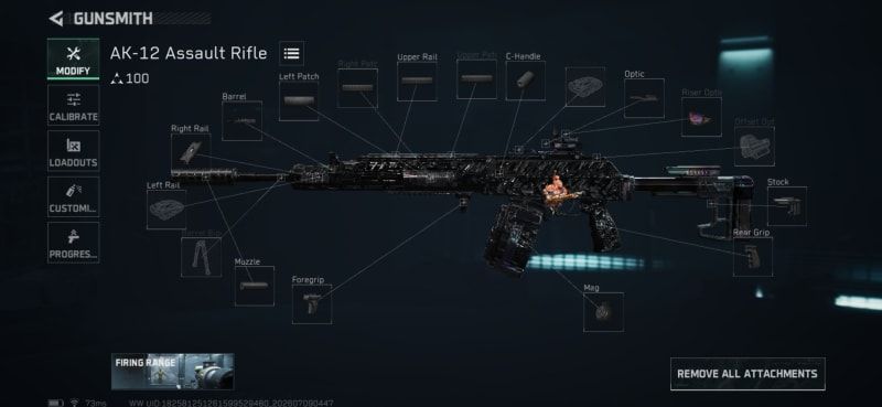 Build screenshot