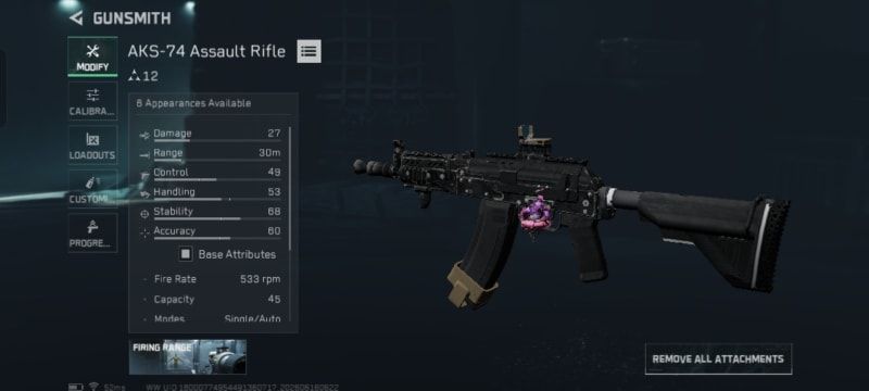 Build screenshot