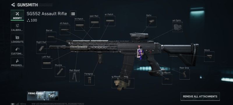 Build screenshot