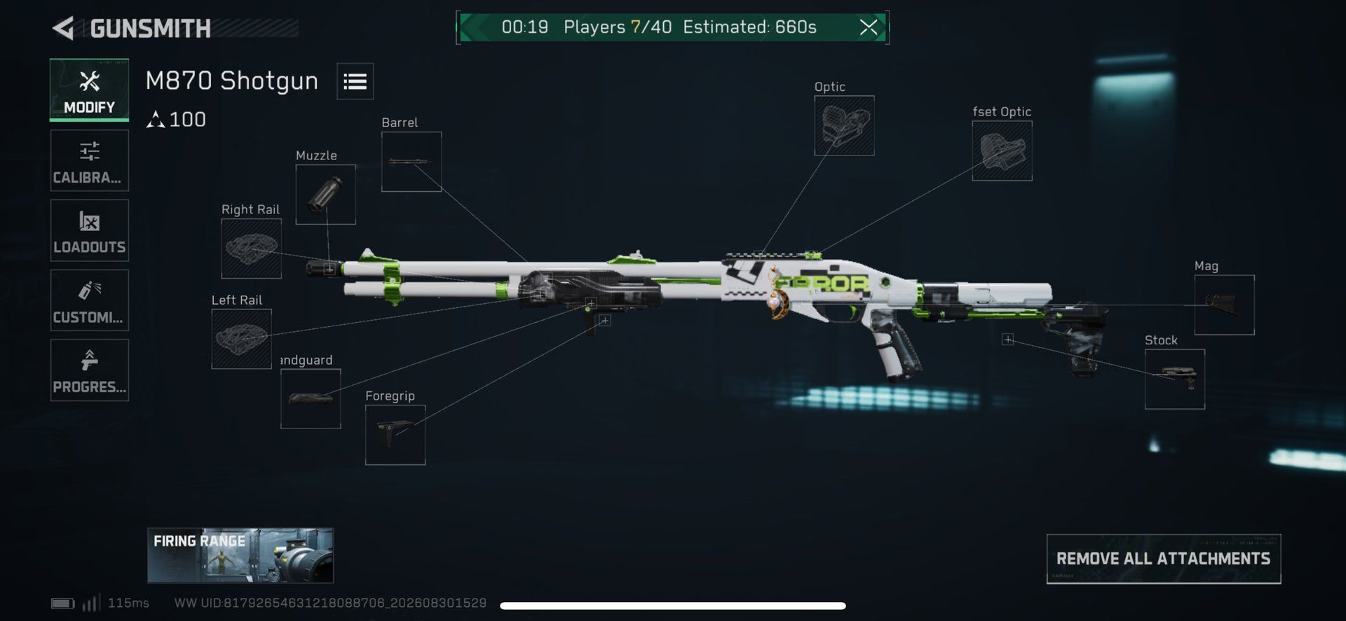 Build screenshot