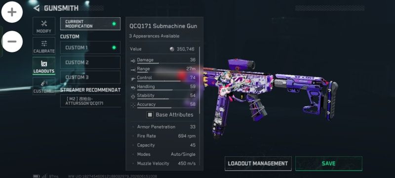 Build screenshot
