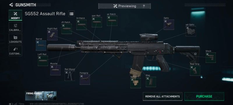 Build screenshot