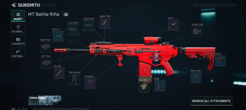 Build screenshot