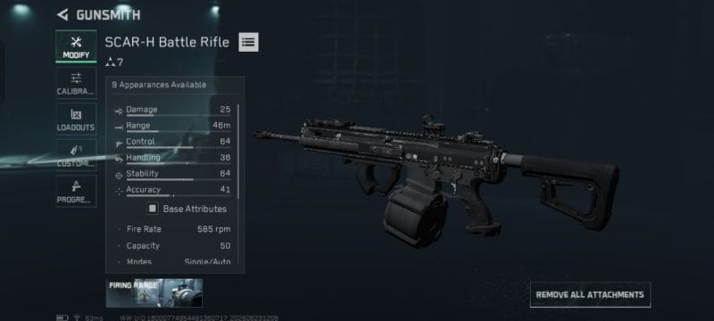 Build screenshot