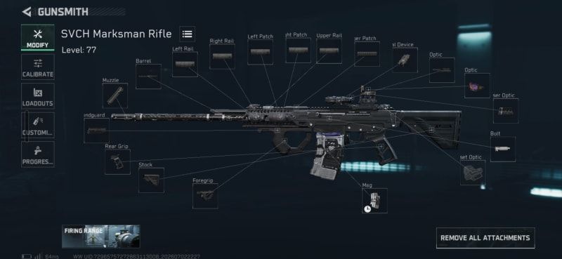 Build screenshot