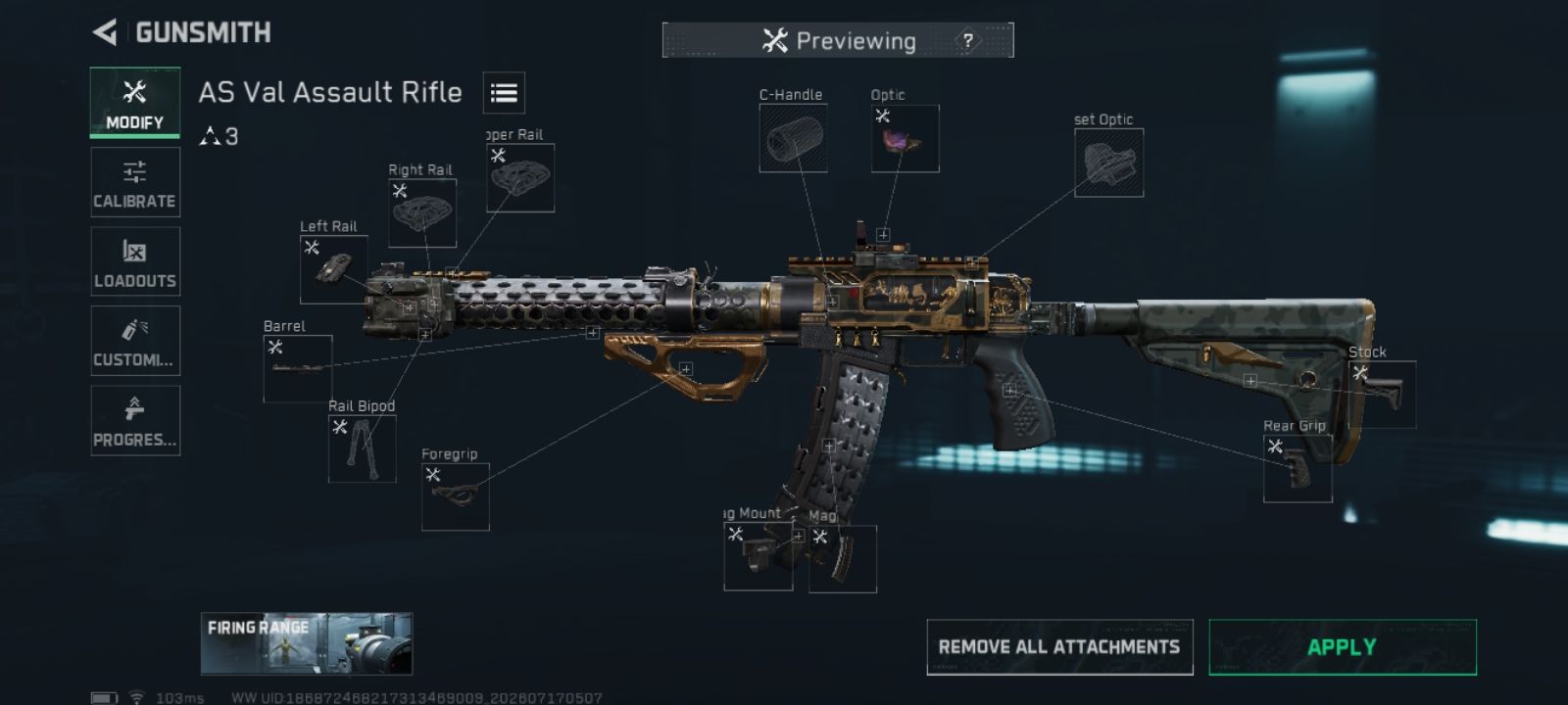 Build screenshot