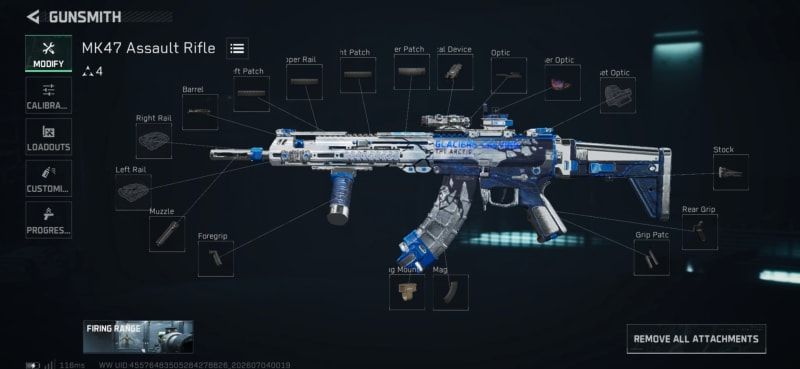 Build screenshot