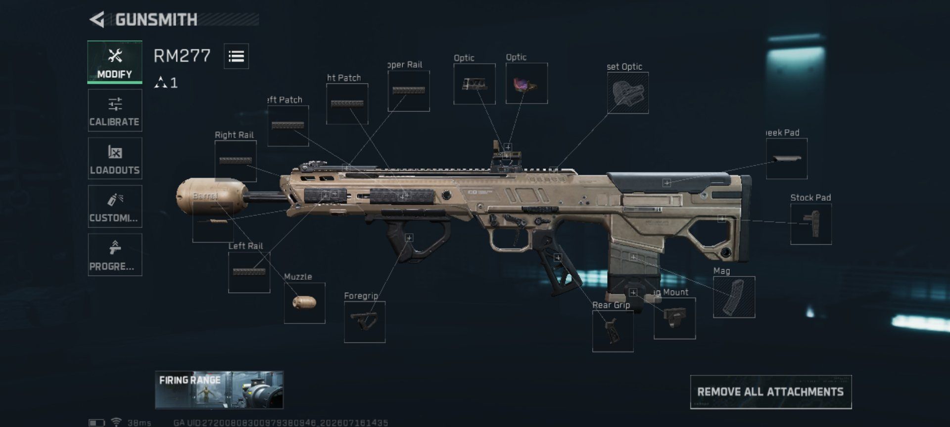 Build screenshot