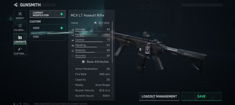 Build screenshot
