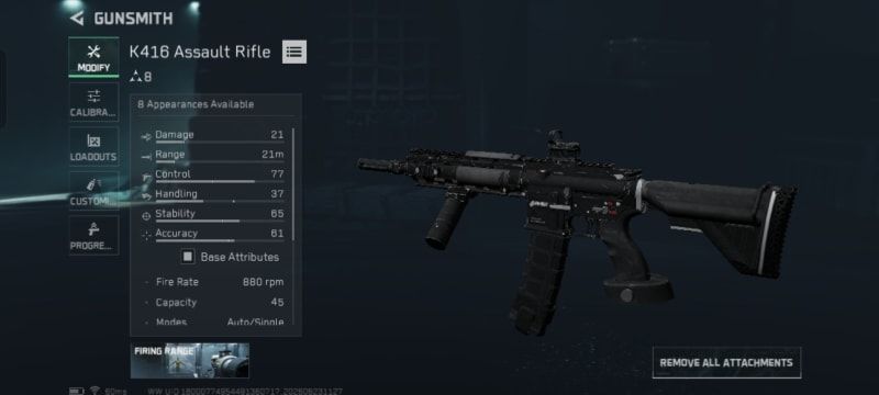 Build screenshot