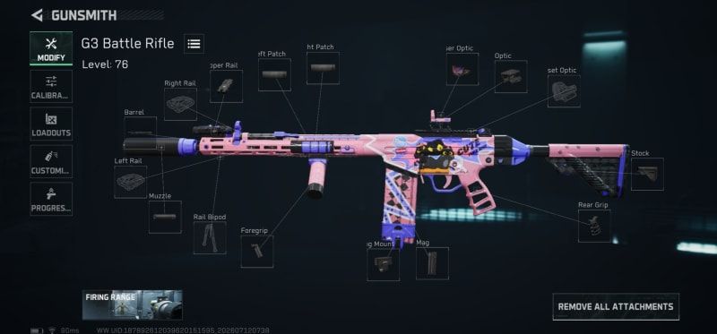 Build screenshot