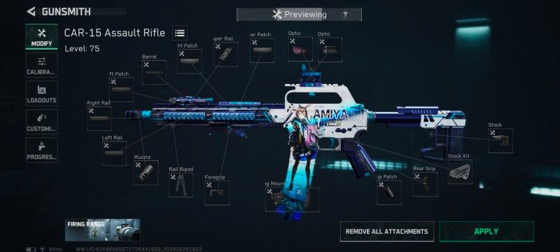 Build screenshot