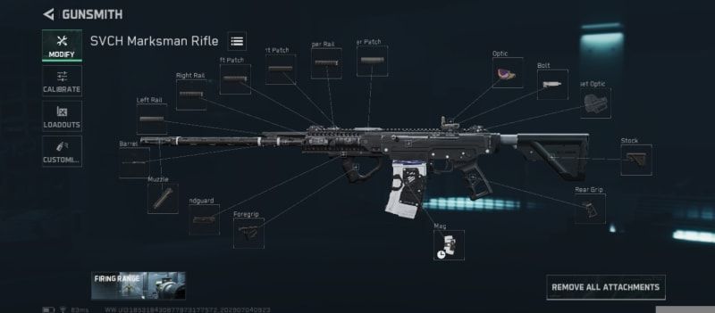 Build screenshot