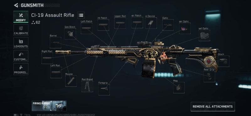 Build screenshot