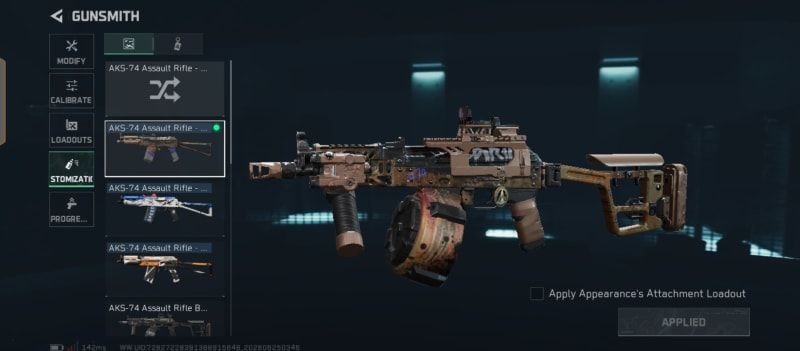 Build screenshot