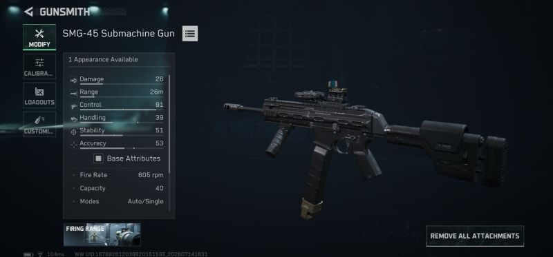 Build screenshot
