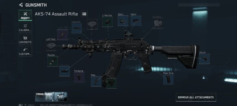 Build screenshot