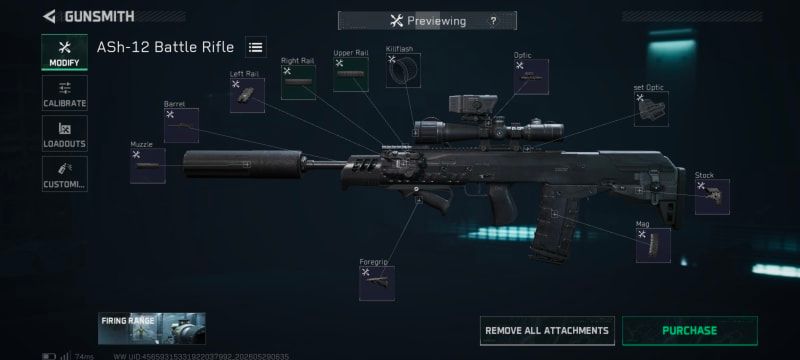 Build screenshot