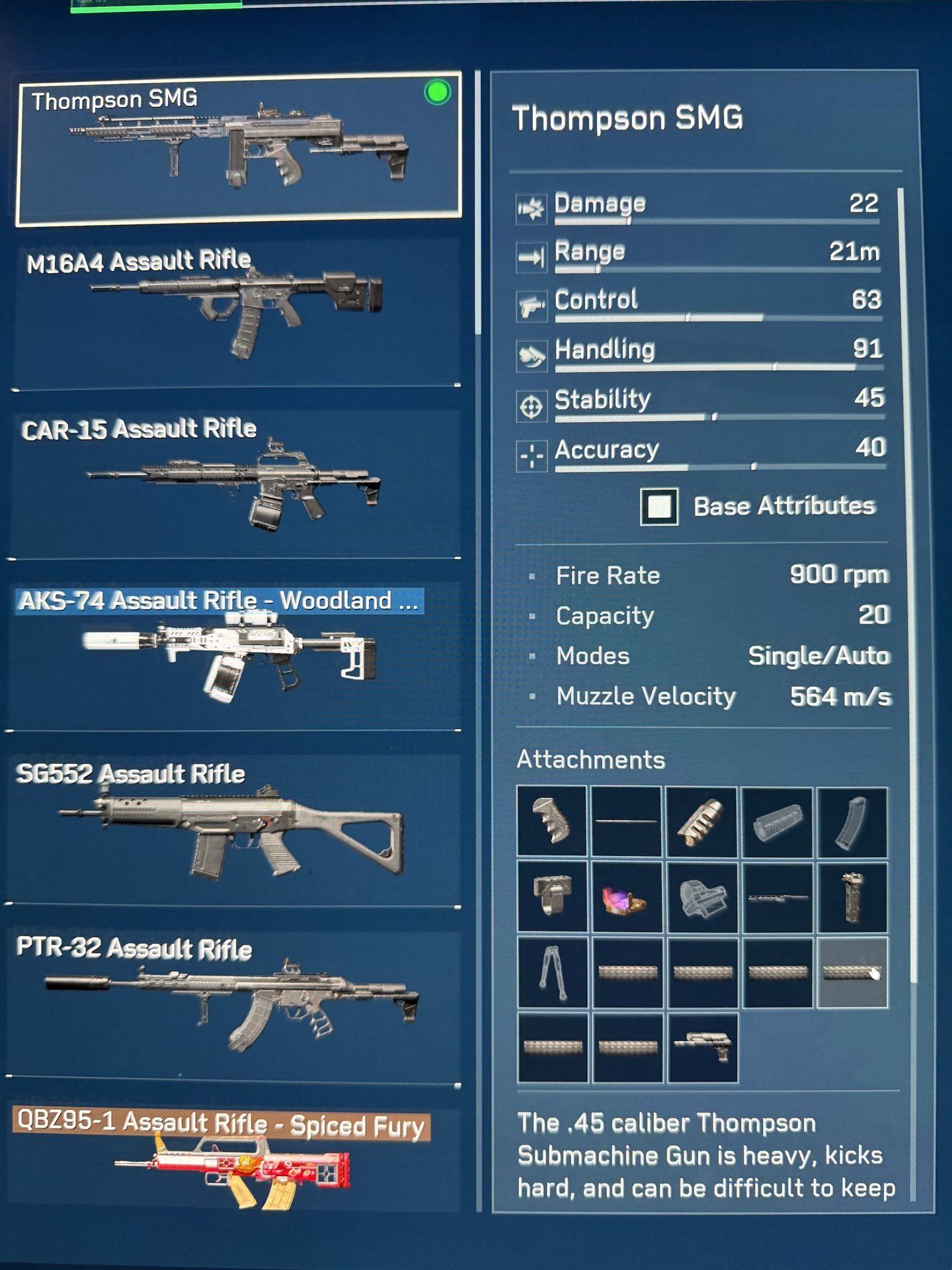 Build screenshot