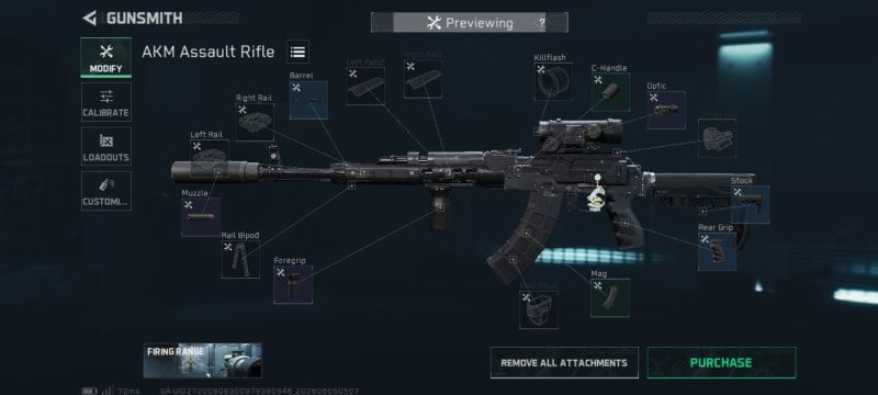 Build screenshot