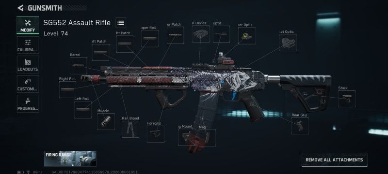 Build screenshot