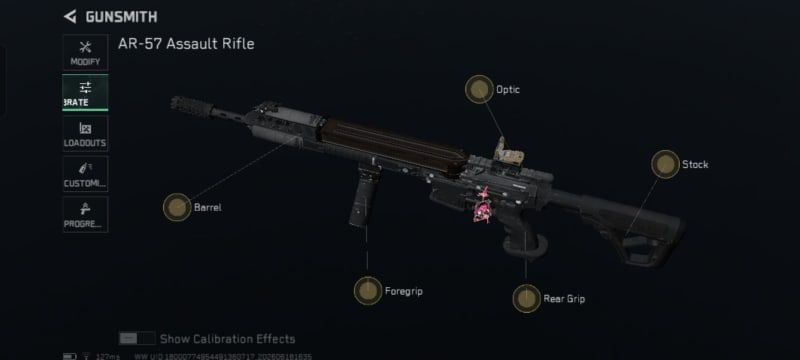 Build screenshot