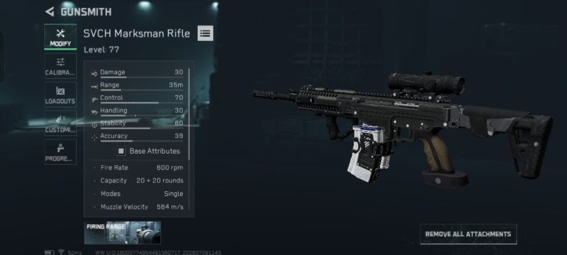 Build screenshot