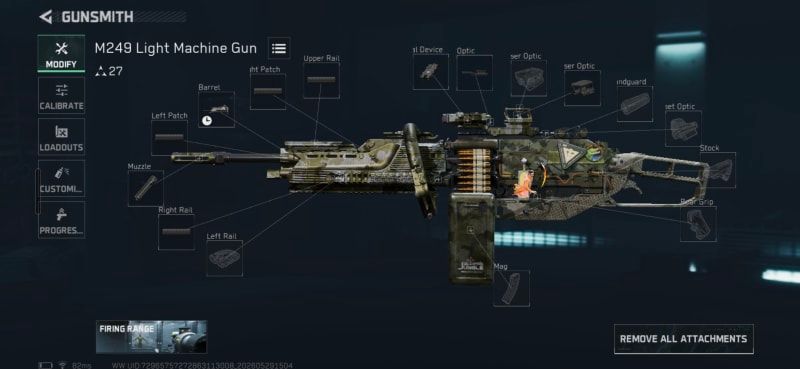 Build screenshot