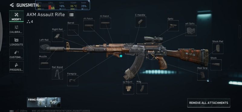 Build screenshot