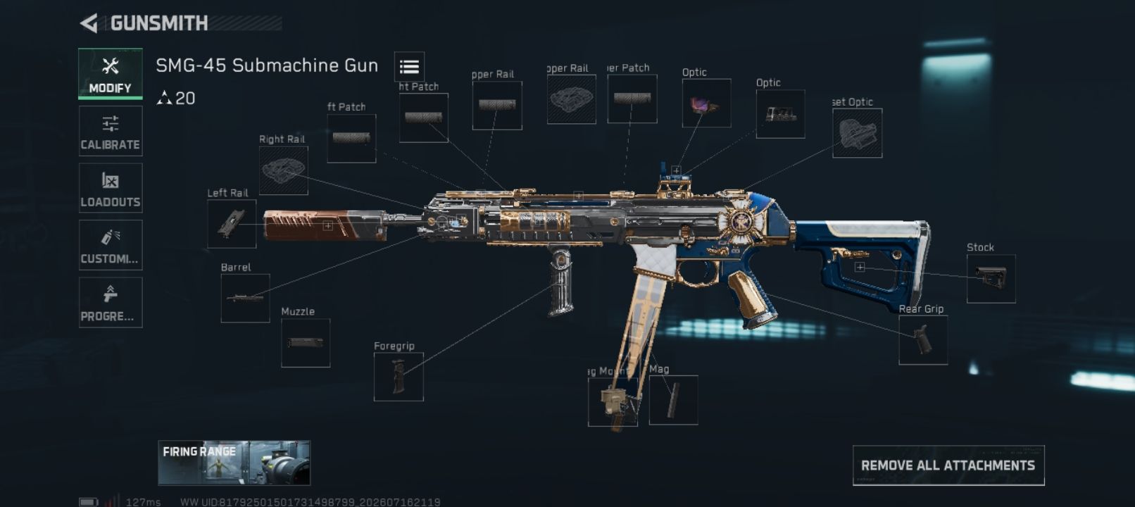 Build screenshot