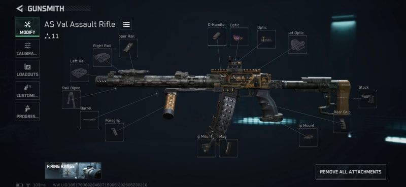 Build screenshot