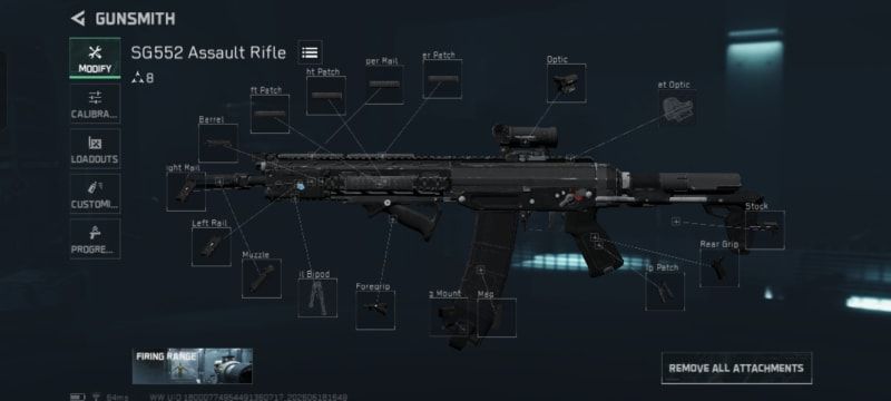 Build screenshot