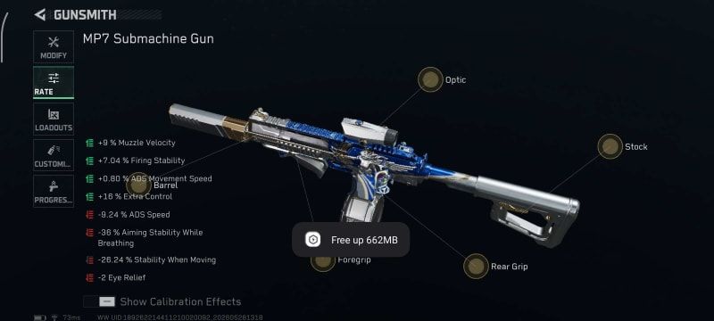 Build screenshot