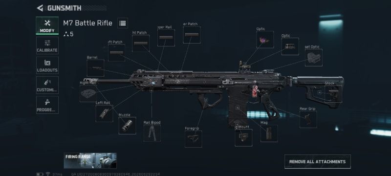 Build screenshot