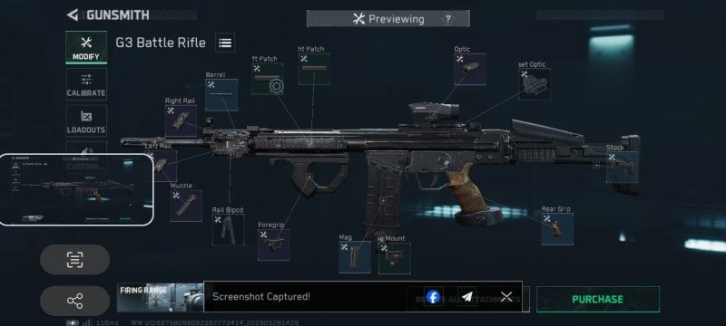 Build screenshot