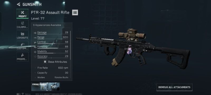 Build screenshot