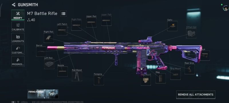 Build screenshot
