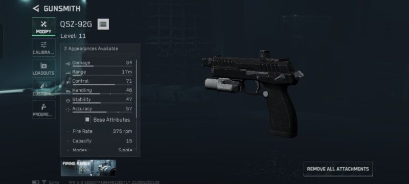 Build screenshot