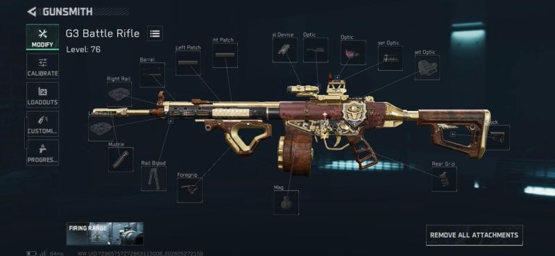 Build screenshot