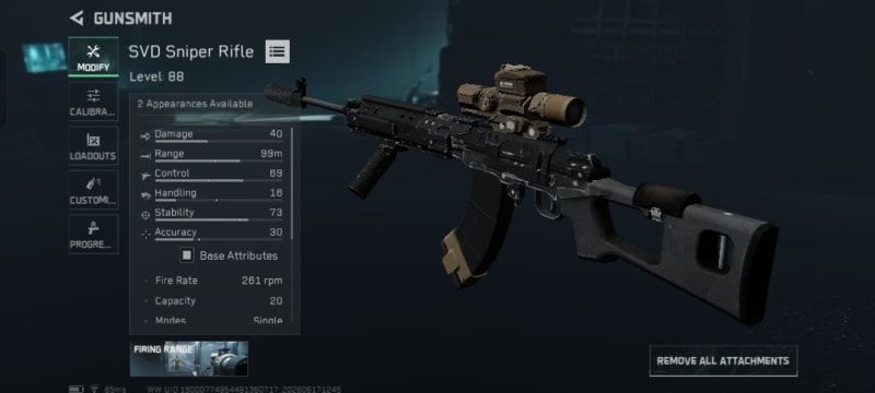 Build screenshot